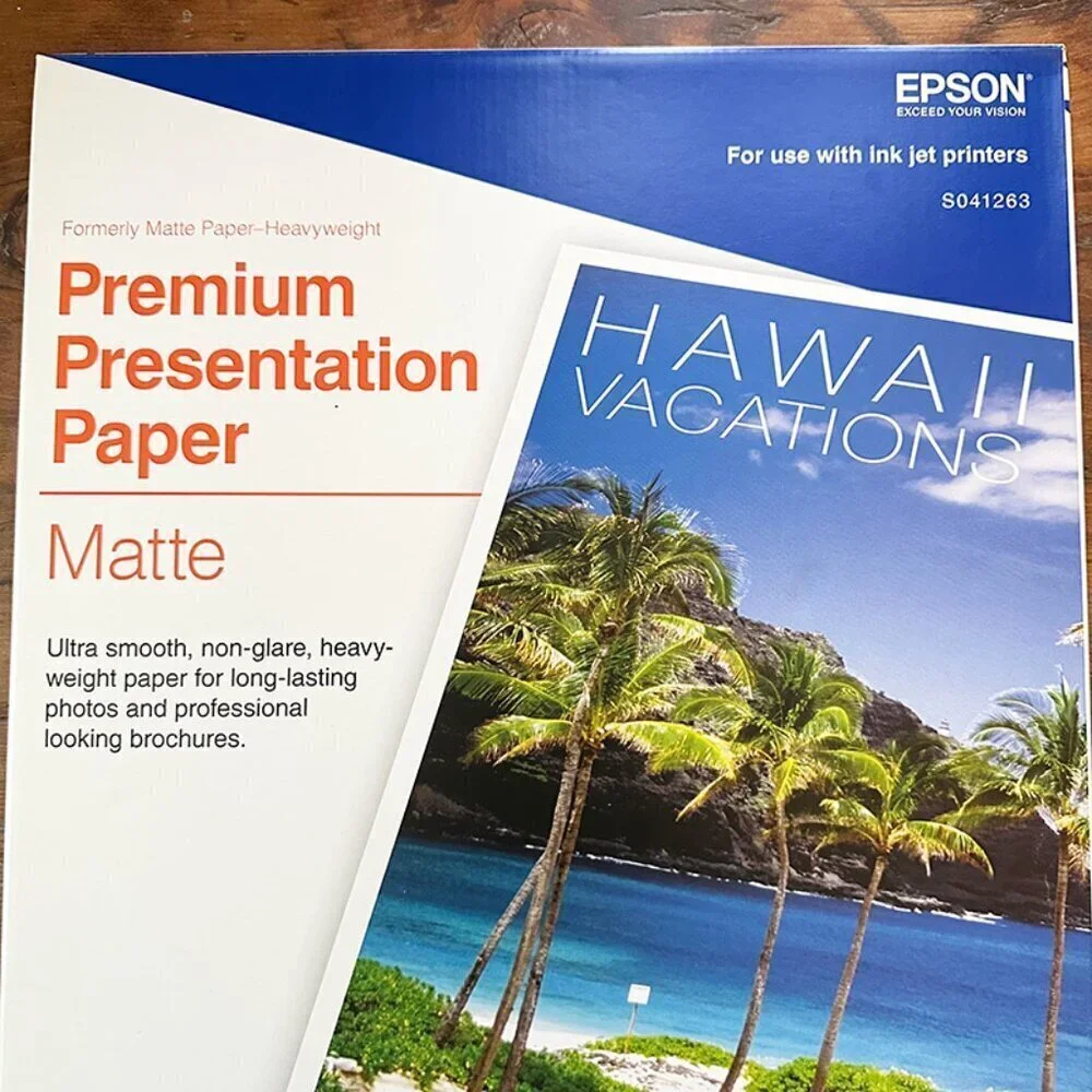 Epson S042163 Premium Matte Heavy Weight Inkjet Paper, 13x19
